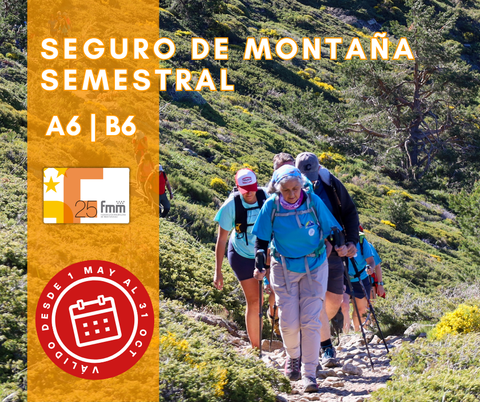 Seguro de montaña semestral en Madrid