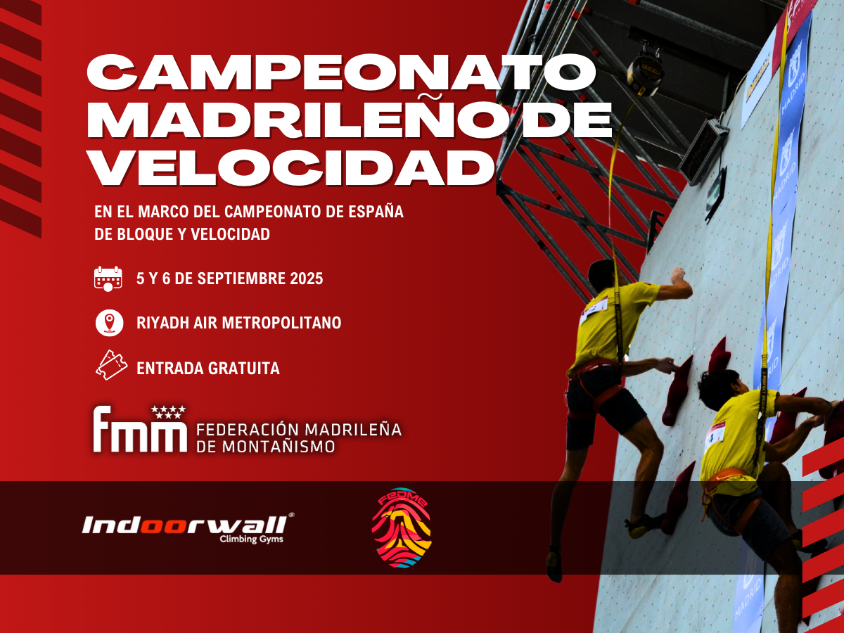 Campeonato madrileño de escalada en velocidad 2025