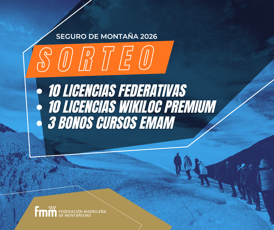 SORTEO LICENCIA FEDERATIVA DE MONTAÑA 2026